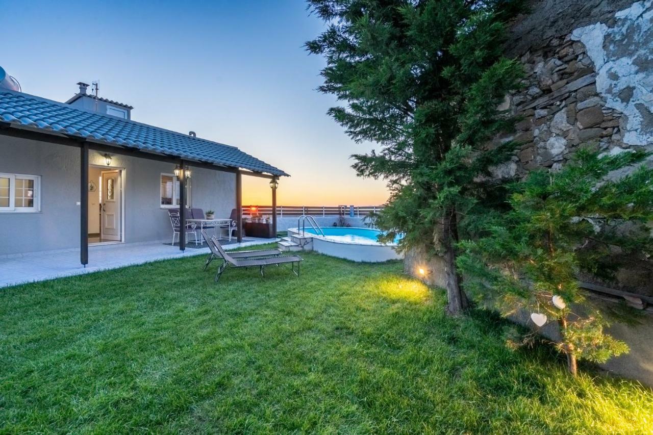 Fontana Luxury Villa Salakos With Pool Near Beach Exterior photo